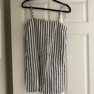 A New Day Black and White Striped Garment